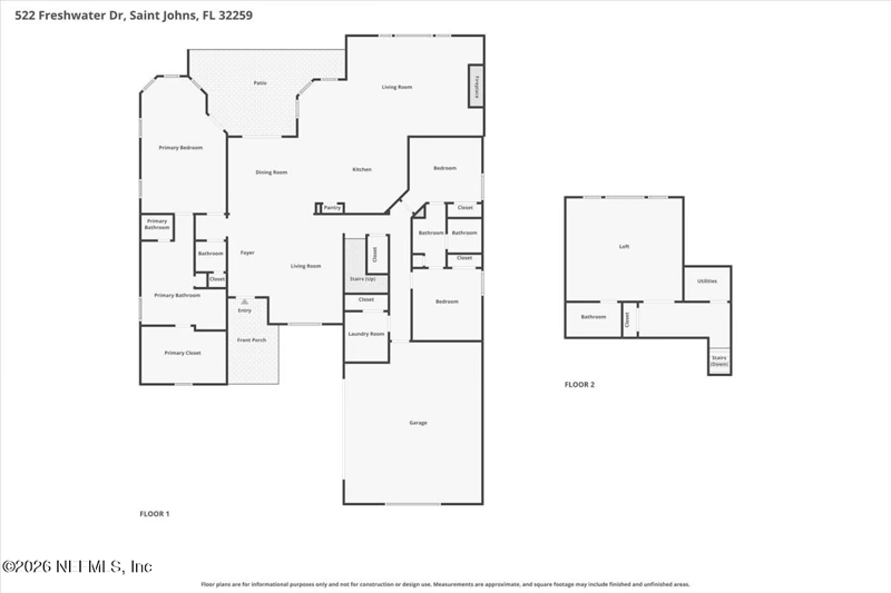 522 Freshwater Dr, St Johns, FL 32259