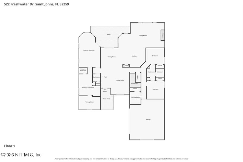 522 Freshwater Dr, St Johns, FL 32259