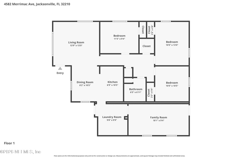 4582 Merrimac Ave, Jacksonville, FL 32210