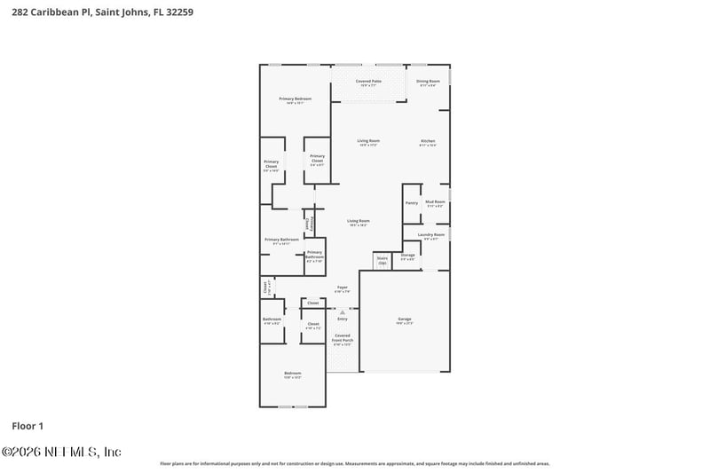 282 Caribbean Pl, St Johns, FL 32259