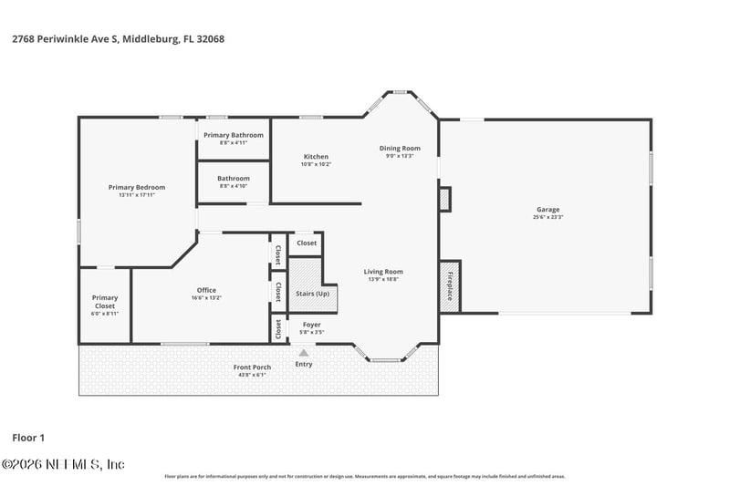 2768 Periwinkle Ave, Middleburg, FL 32068