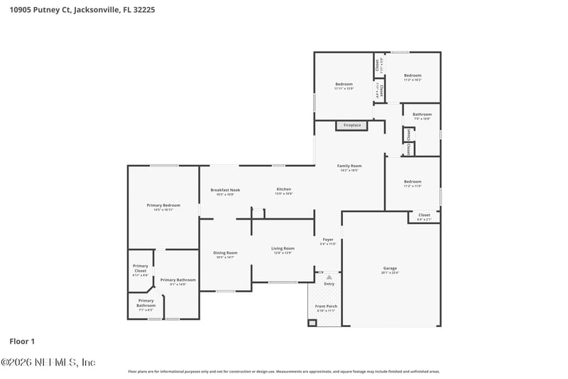 10905 Putney Ct, Jacksonville, FL 32225