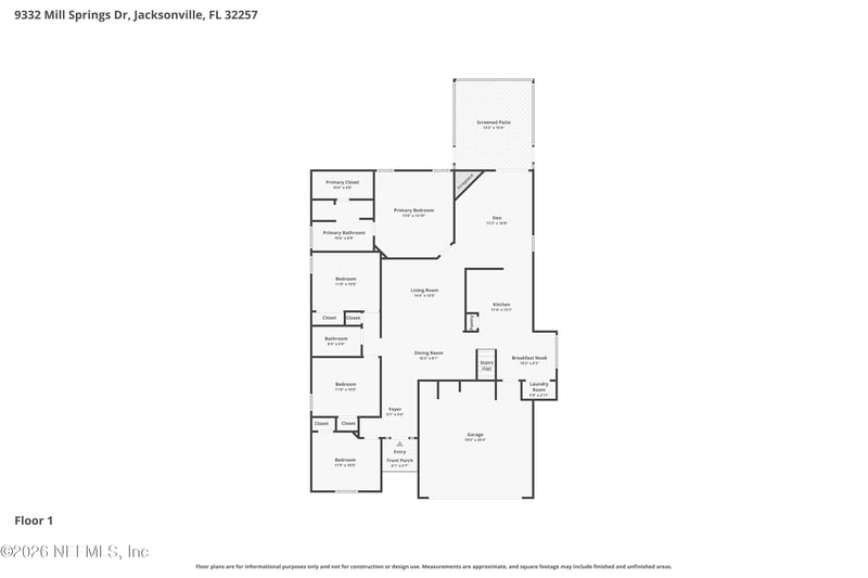 9332 Mill Springs Dr, Jacksonville, FL 32257