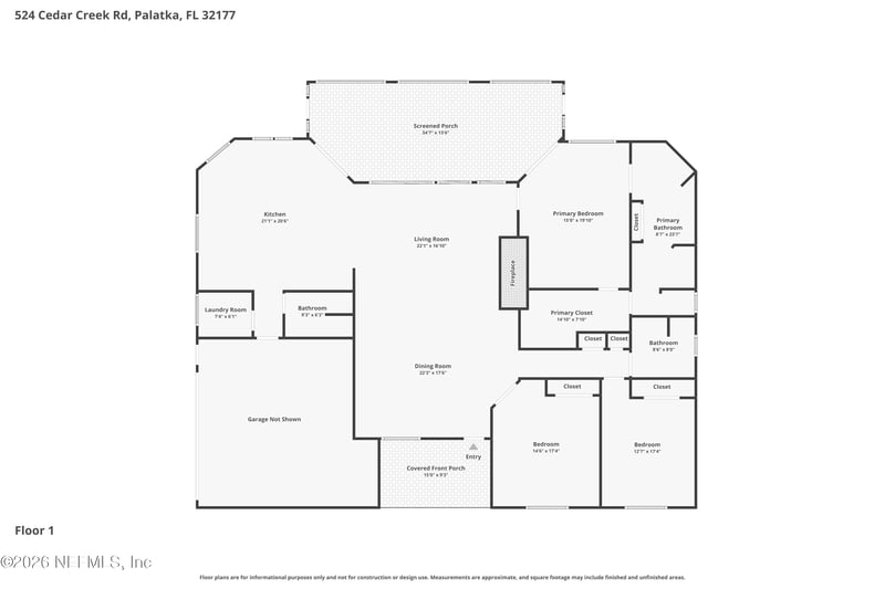 524 Cedar Creek Rd, Palatka, FL 32177