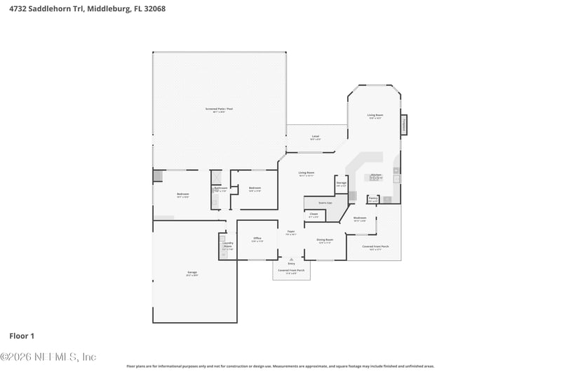 4732 Saddlehorn Trl, Middleburg, FL 32068