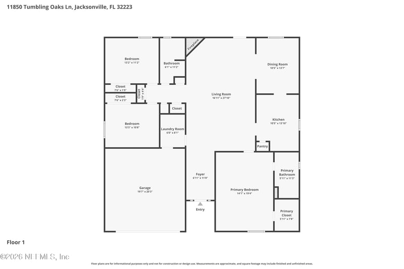 11850 Tumbling Oaks Ln, Jacksonville, FL 32223