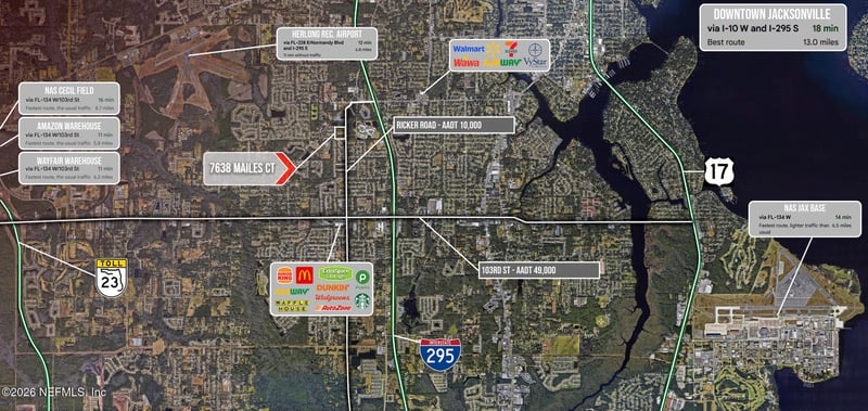 7638 Mailes Ct #101,102,201,202, Jacksonville, FL 32210