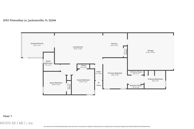 8761 Pinevalley Ln, Jacksonville, FL 32244