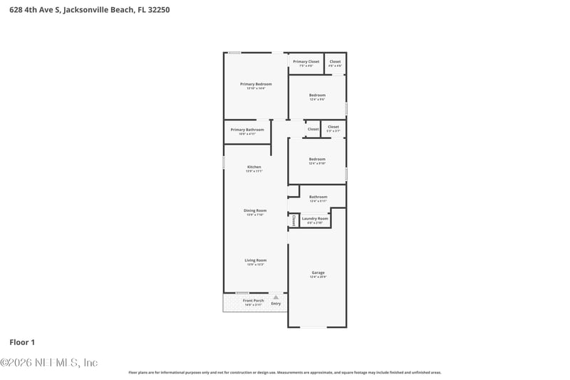 628 4th Ave, Jacksonville Beach, FL 32250