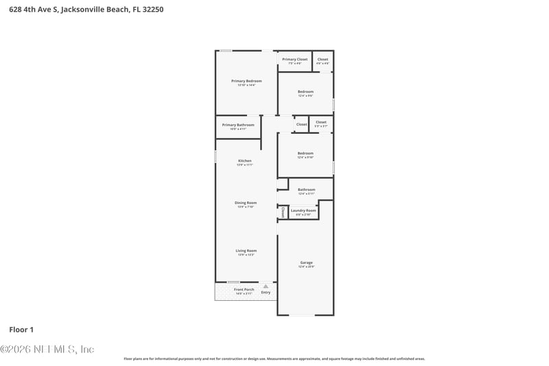 628 4th Ave, Jacksonville Beach, FL 32250