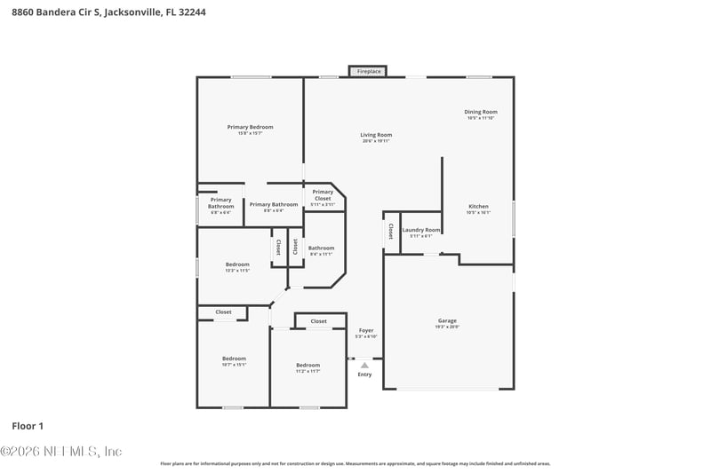 8860 Bandera Cir, Jacksonville, FL 32244