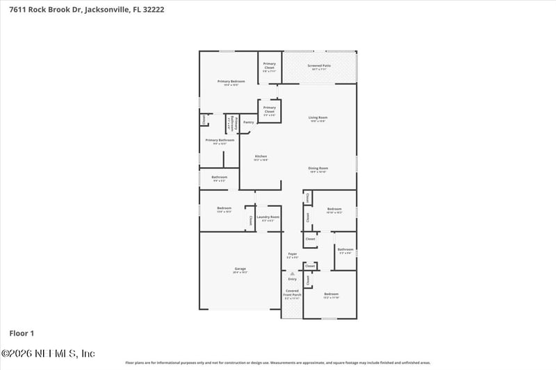 7611 Rock Brook Dr, Jacksonville, FL 32222