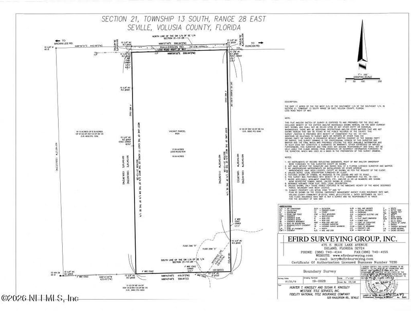 525 Raulerson Rd, Seville, FL 32190