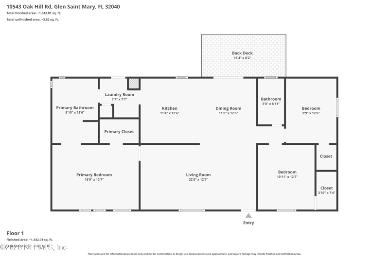 10543 Oak Hill Rd, Glen St Mary, FL 32040
