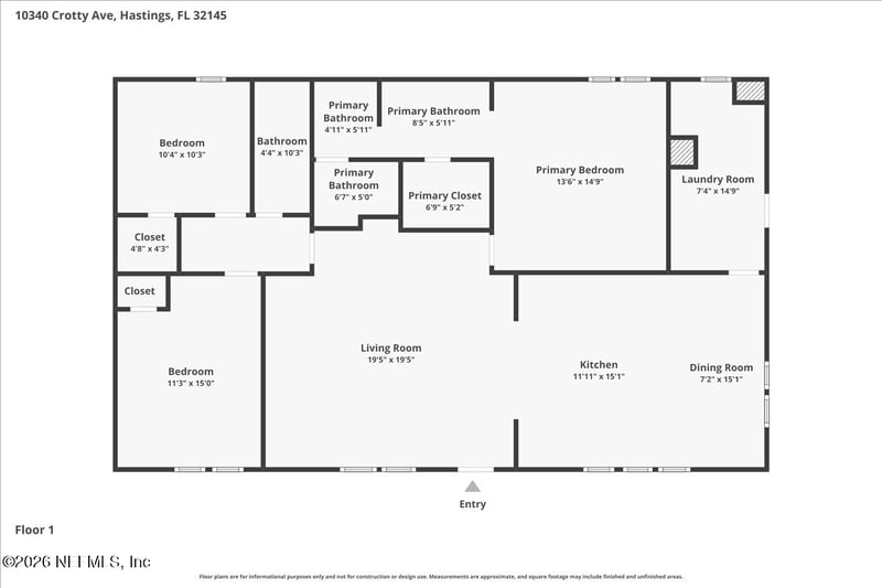 10340 Crotty Ave, Hastings, FL 32145