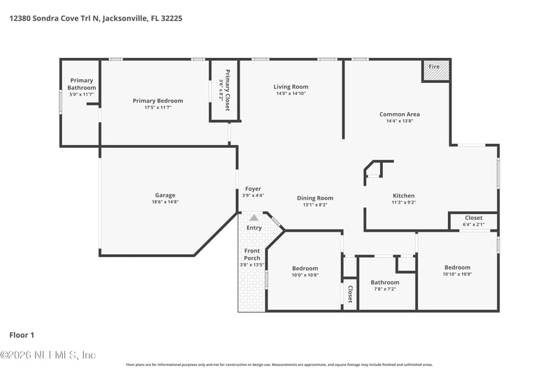 12380 Sondra Cove Trl, Jacksonville, FL 32225