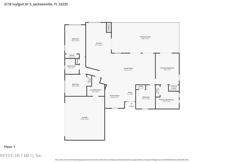 2118 Ivylgail Dr, Jacksonville, FL 32225
