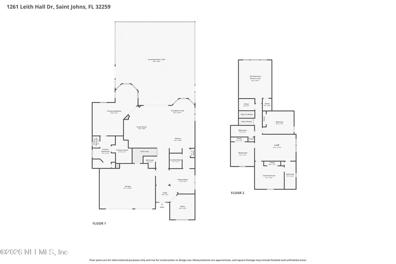 1261 Leith Hall Dr, St Johns, FL 32259