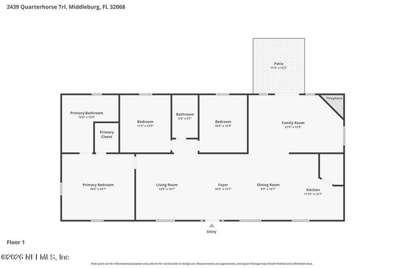 2439 Quarterhorse Trl, Middleburg, FL 32068