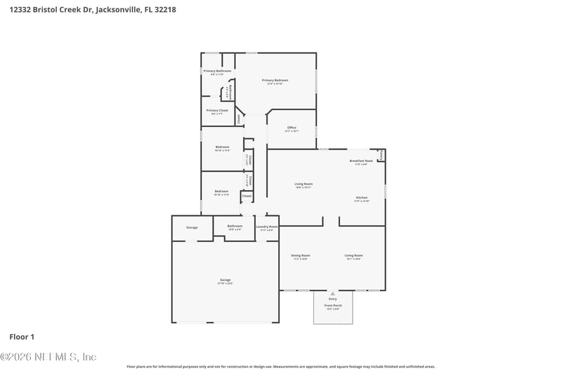 12332 Bristol Creek Dr, Jacksonville, FL 32218
