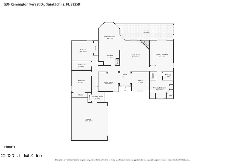 530 Remington Forest Dr, St Johns, FL 32259