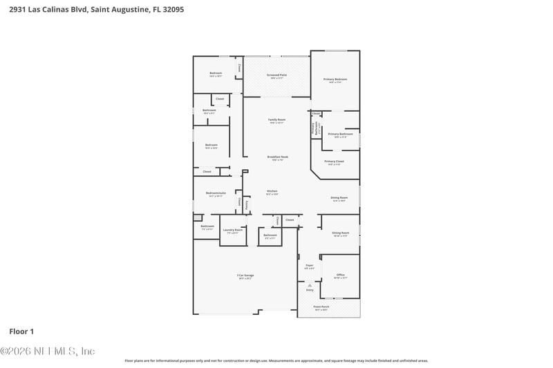 2931 Las Calinas Blvd, St Augustine, FL 32095