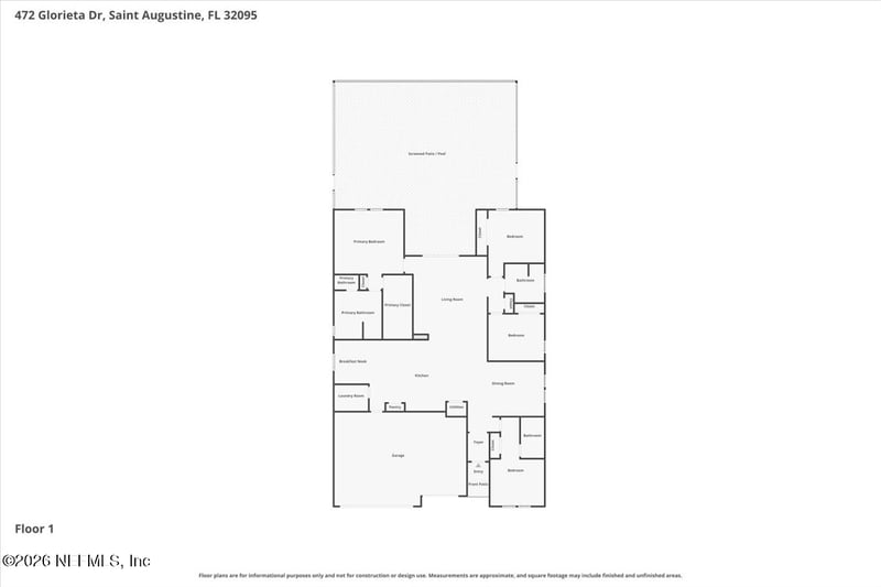 472 Glorieta Dr, St Augustine, FL 32095