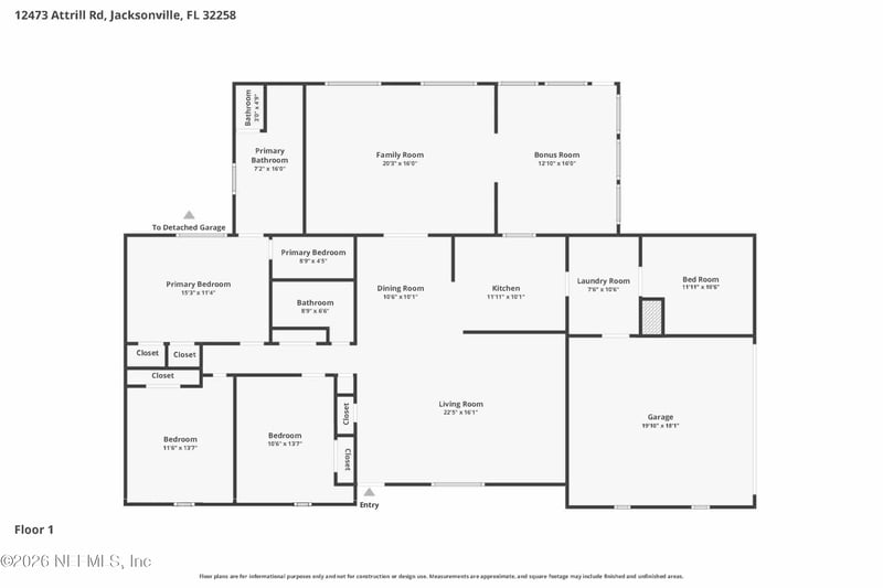 12473 Attrill Rd, Jacksonville, FL 32258