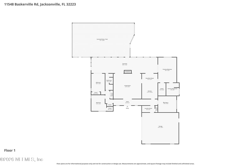 11548 Baskerville Rd, Jacksonville, FL 32223