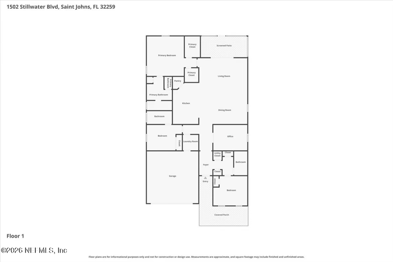 1502 Stillwater Blvd, St Johns, FL 32259
