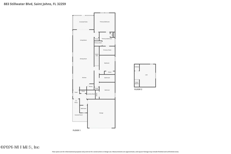 883 Stillwater Blvd, St Johns, FL 32259