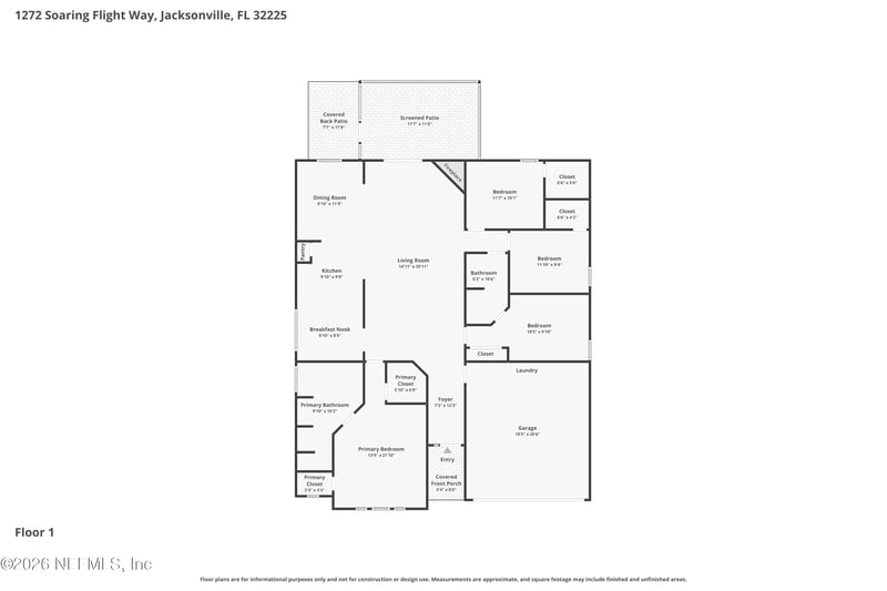 1272 Soaring Flight Way, Jacksonville, FL 32225
