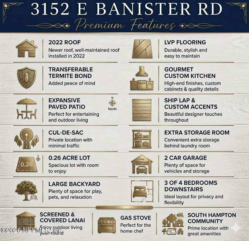 3152 Banister Rd, St Augustine, FL 32092