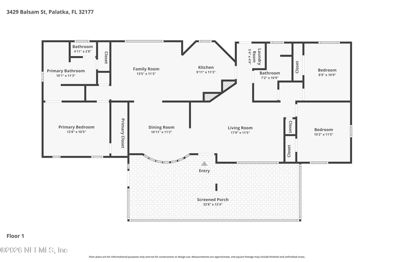 3429 Balsam St, Palatka, FL 32177