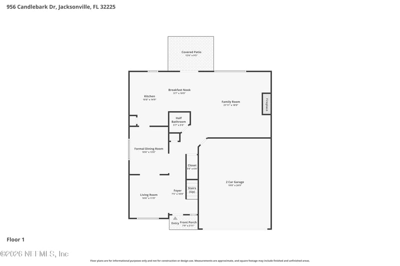 956 Candlebark Dr, Jacksonville, FL 32225
