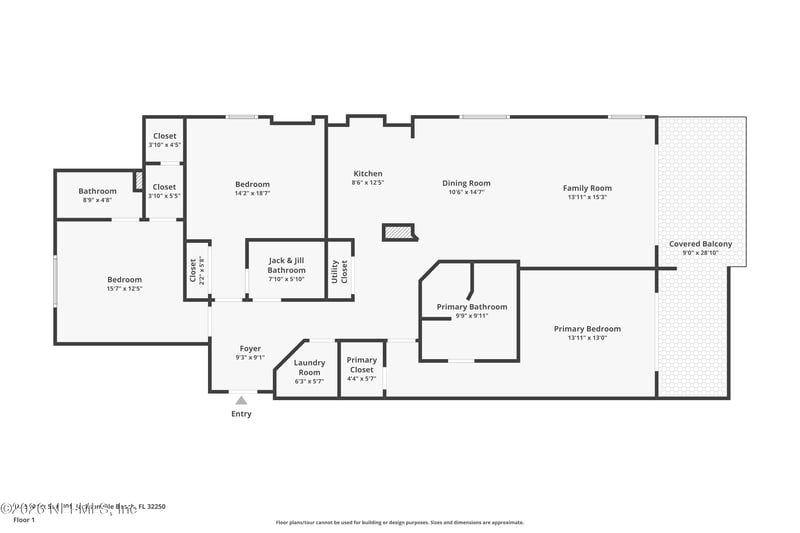 1415 1st St #801, Jacksonville Beach, FL 32250