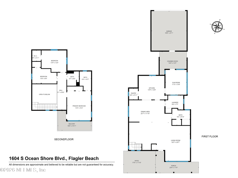 1604 S Ocean Shore Blvd, Flagler Beach, FL 32136