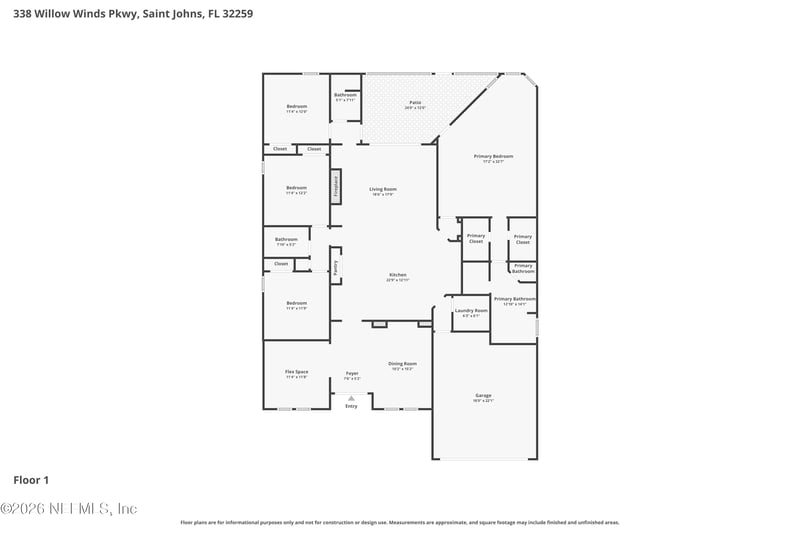 338 Willow Winds Pw, St Johns, FL 32259
