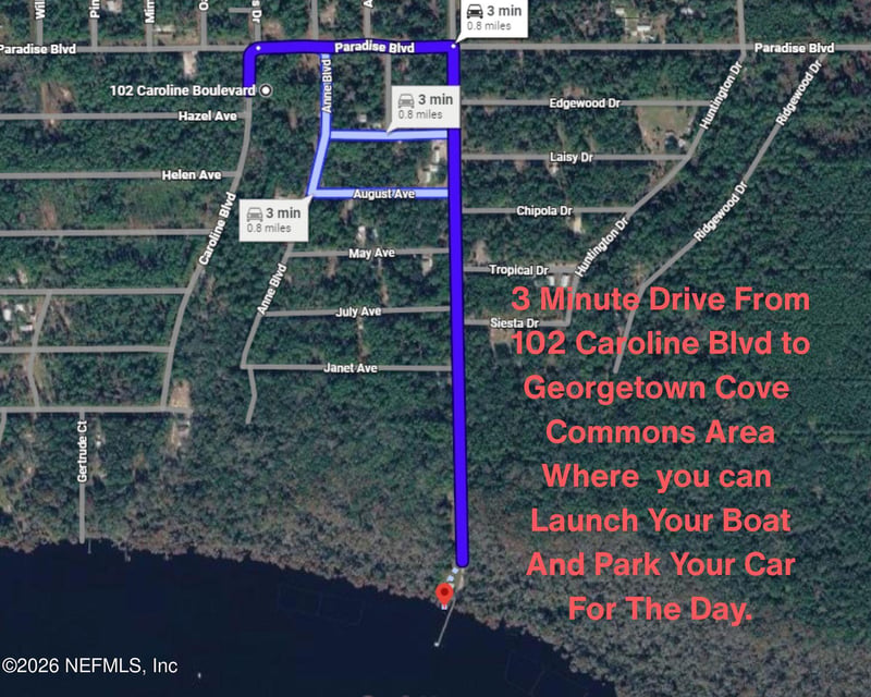 102 Caroline Blvd, Georgetown, FL 32139