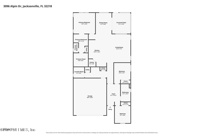 3096 Alpin Dr, Jacksonville, FL 32218