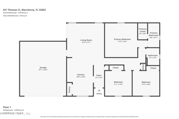 431 Thomas Ct, Macclenny, FL 32063