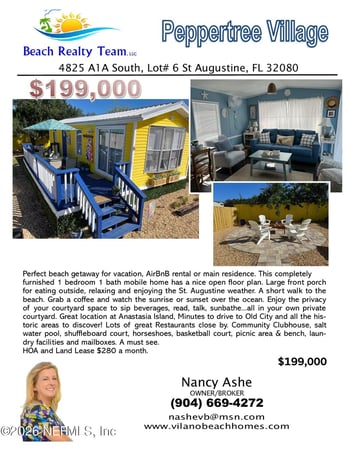4825 S 1a LOT 6, St Augustine Beach, FL 32080