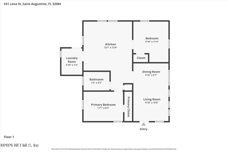 531 Lena St, St Augustine, FL 32084
