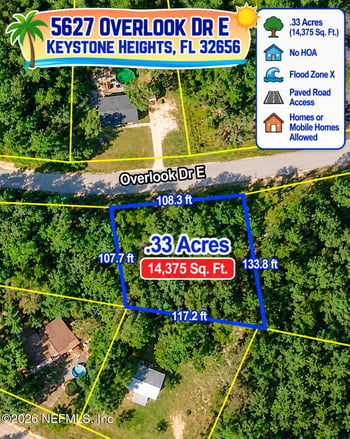 5627 Overlook Dr E, Keystone Heights, FL 32656
