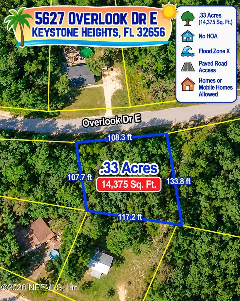 5627 Overlook Dr E, Keystone Heights, FL 32656