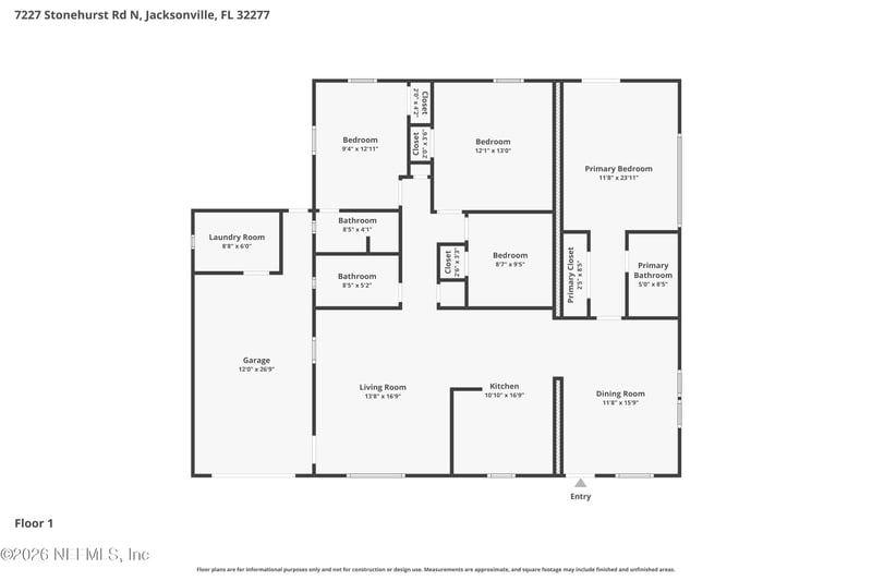 7227 Stonehurst Rd N, Jacksonville, FL 32277