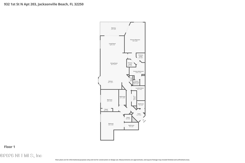 932 1st St N #203, Jacksonville Beach, FL 32250