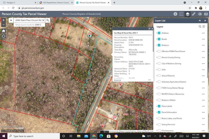 0 Dirgie Mine Rd, Roxboro, NC 27574