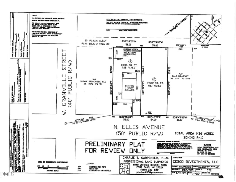 Ellis Ave Lot 1, Dunn, NC 28334