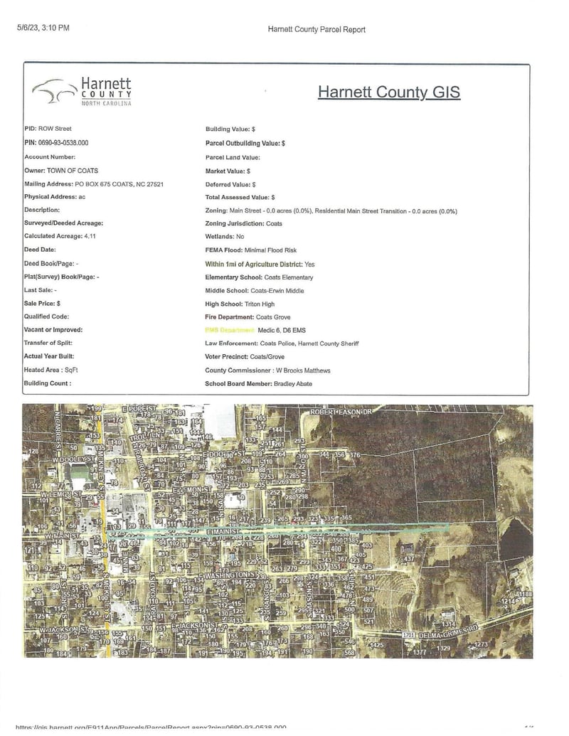 Lincoln St, Coats, NC 27521